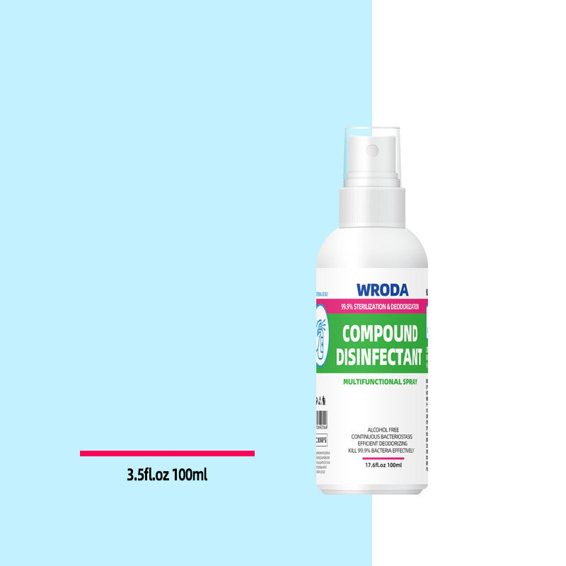 Disinfectant non-84 alcohol-free compound germicidal spray