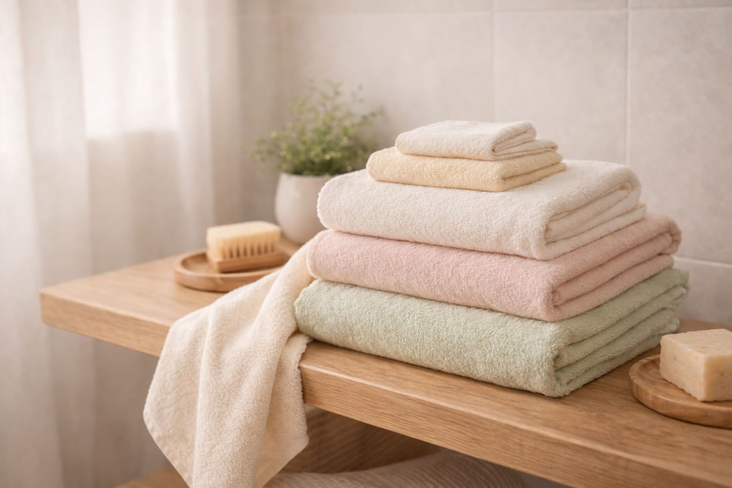 Nachhaltige Handtücher & Waschlappen