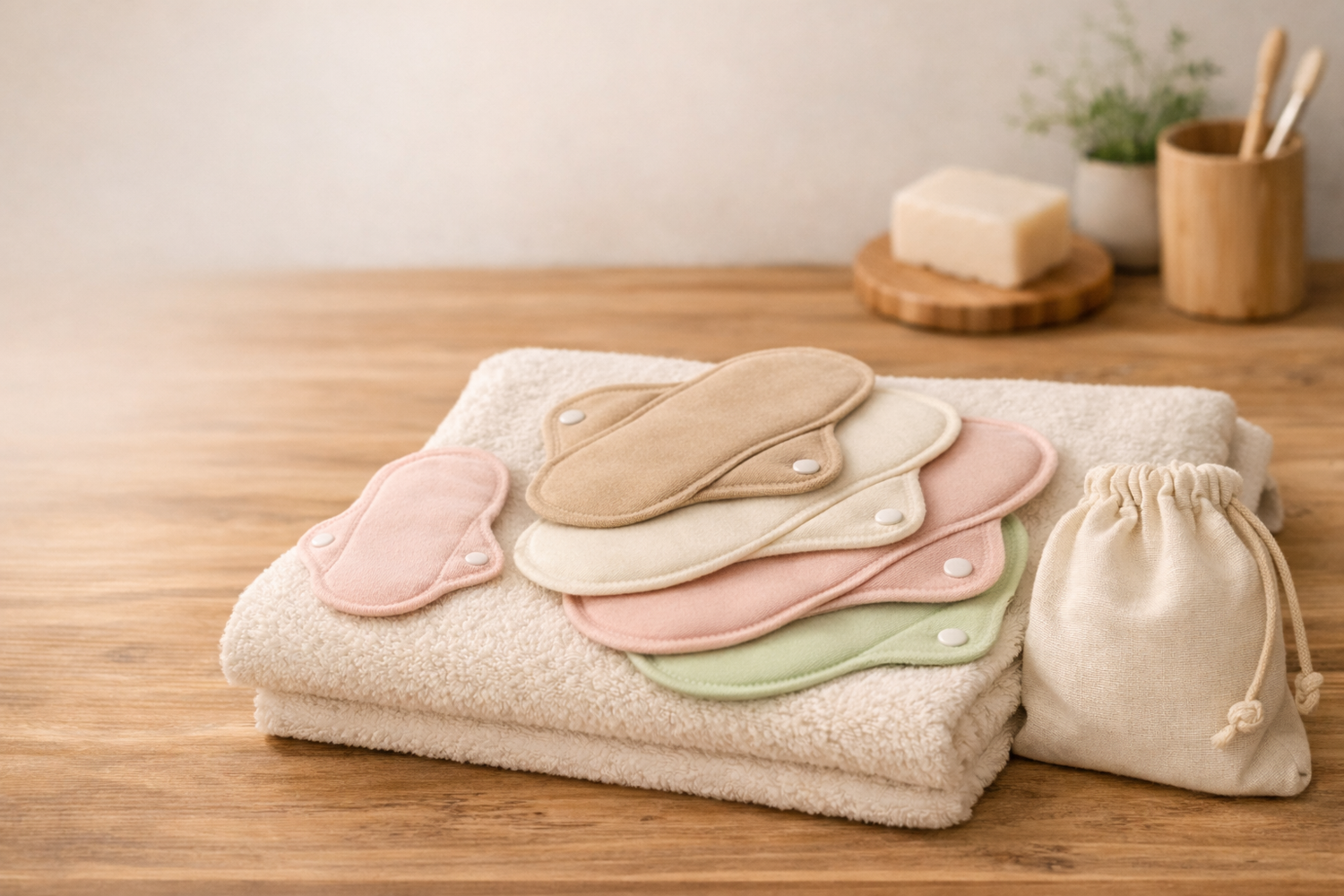 Waschbare Damenbinden & Slipeinlagen