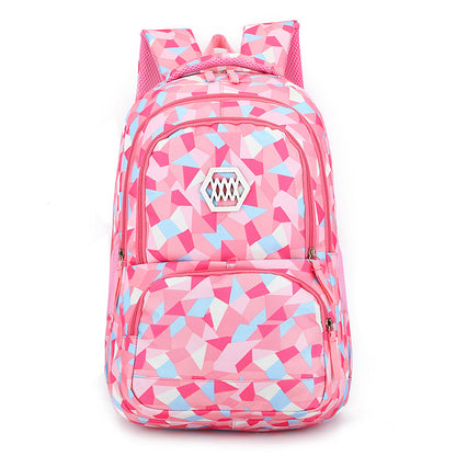Natural Fish Girls Shoulder Backpack Pupils 3-4-6 Years Old 8-12 Years Old