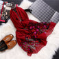 Fashionable Women's Silk Scarves - Embroidered Shawls & Beach Stoles for Spring/Summer