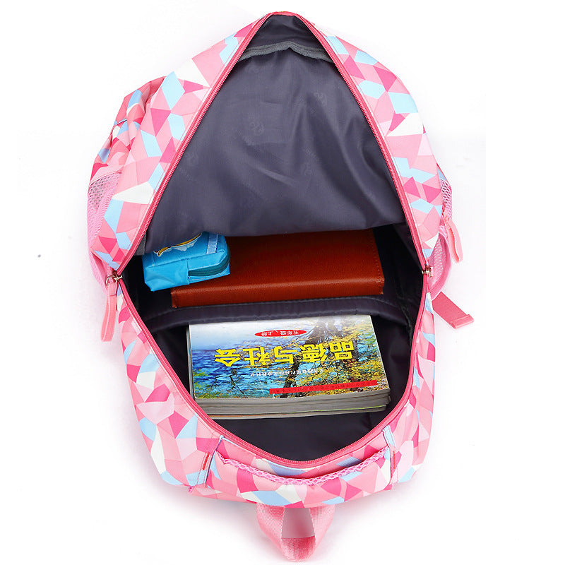 Natural Fish Girls Shoulder Backpack Pupils 3-4-6 Years Old 8-12 Years Old