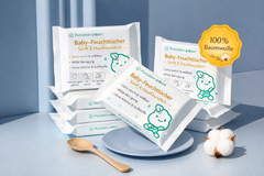 Purcotton Baby Feuchttücher – Sanfte Reinigung für Hände & Mund (200 Stück)