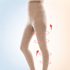 Damen Kniestrümpfe mit Stützfunktion – Hohe Elastizität, geschlossene Zehen (3XL–5XL)