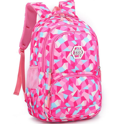 Natural Fish Girls Shoulder Backpack Pupils 3-4-6 Years Old 8-12 Years Old