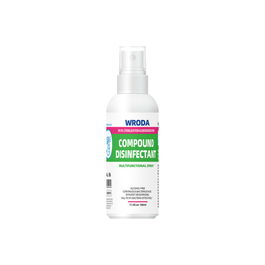 Disinfectant non-84 alcohol-free compound germicidal spray