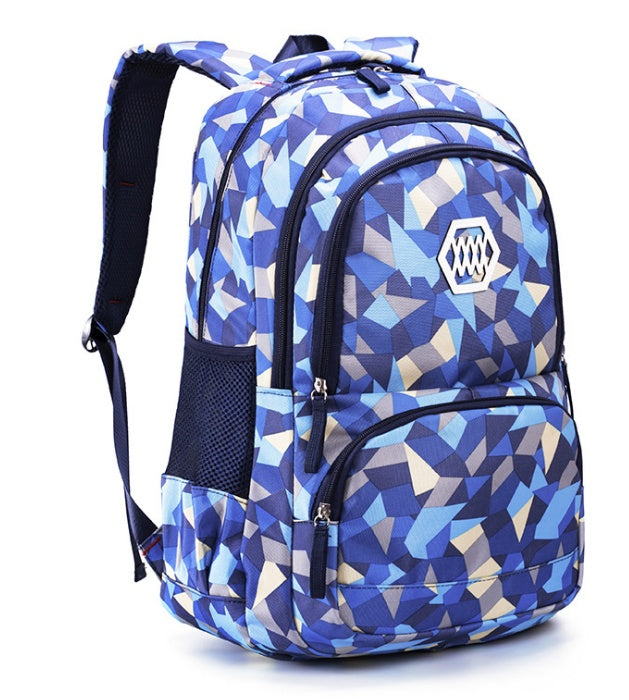 Natural Fish Girls Shoulder Backpack Pupils 3-4-6 Years Old 8-12 Years Old