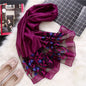 Fashionable Women's Silk Scarves - Embroidered Shawls & Beach Stoles for Spring/Summer