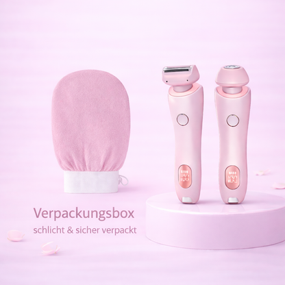 2-in-1 Elektrischer Damenrasierer – Wiederaufladbar, nass & trocken