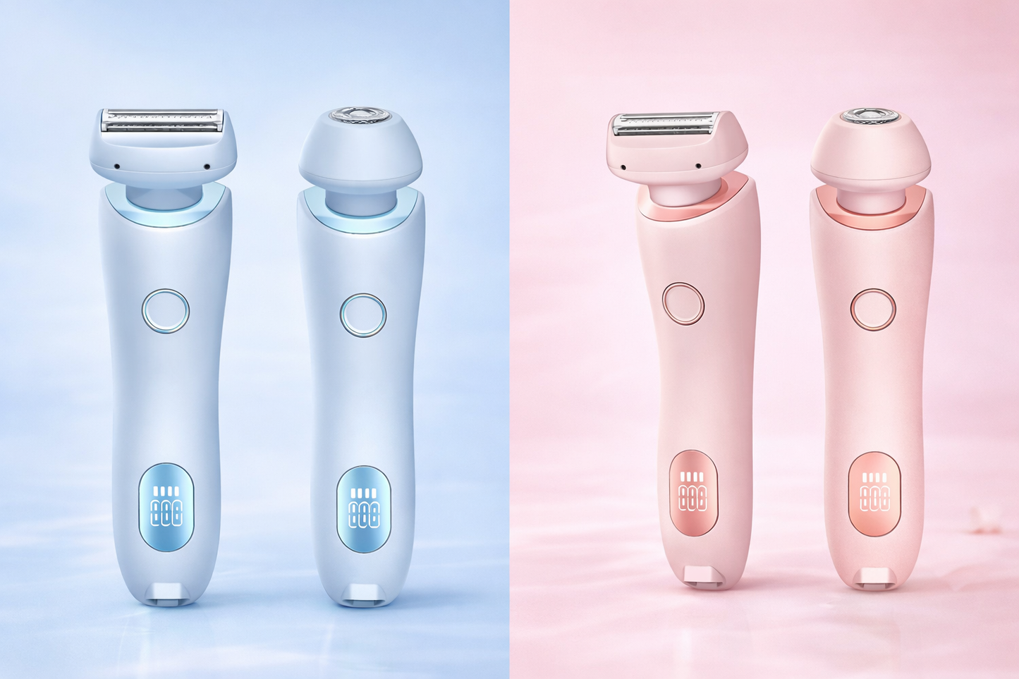 2-in-1 Elektrischer Damenrasierer – Wiederaufladbar, nass & trocken