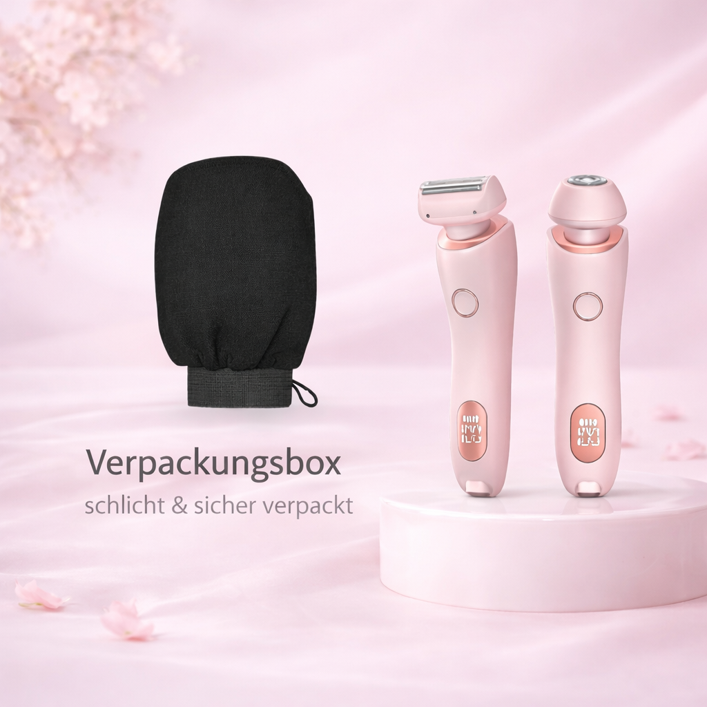 2-in-1 Elektrischer Damenrasierer – Wiederaufladbar, nass & trocken