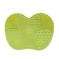 Professional Silicone Makeup Brush Cleaner Mat With Suction Cups - Portable Washing Pad For Deep Cleaning Cosmetic Brushes. Features Textured Surfaces & Strong Adhesion. 6 Color Options Available