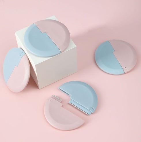 Both Round Portable Eyebrow Trimmers Are Available