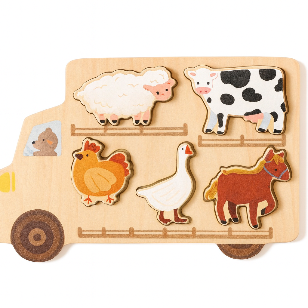 Fashion Baby Early Education Wooden Puzzle Toys