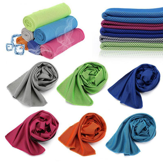 Cooling Towels - Soft Microfiber Ice Towels for Sports, Yoga, Gym & Outdoor Activities