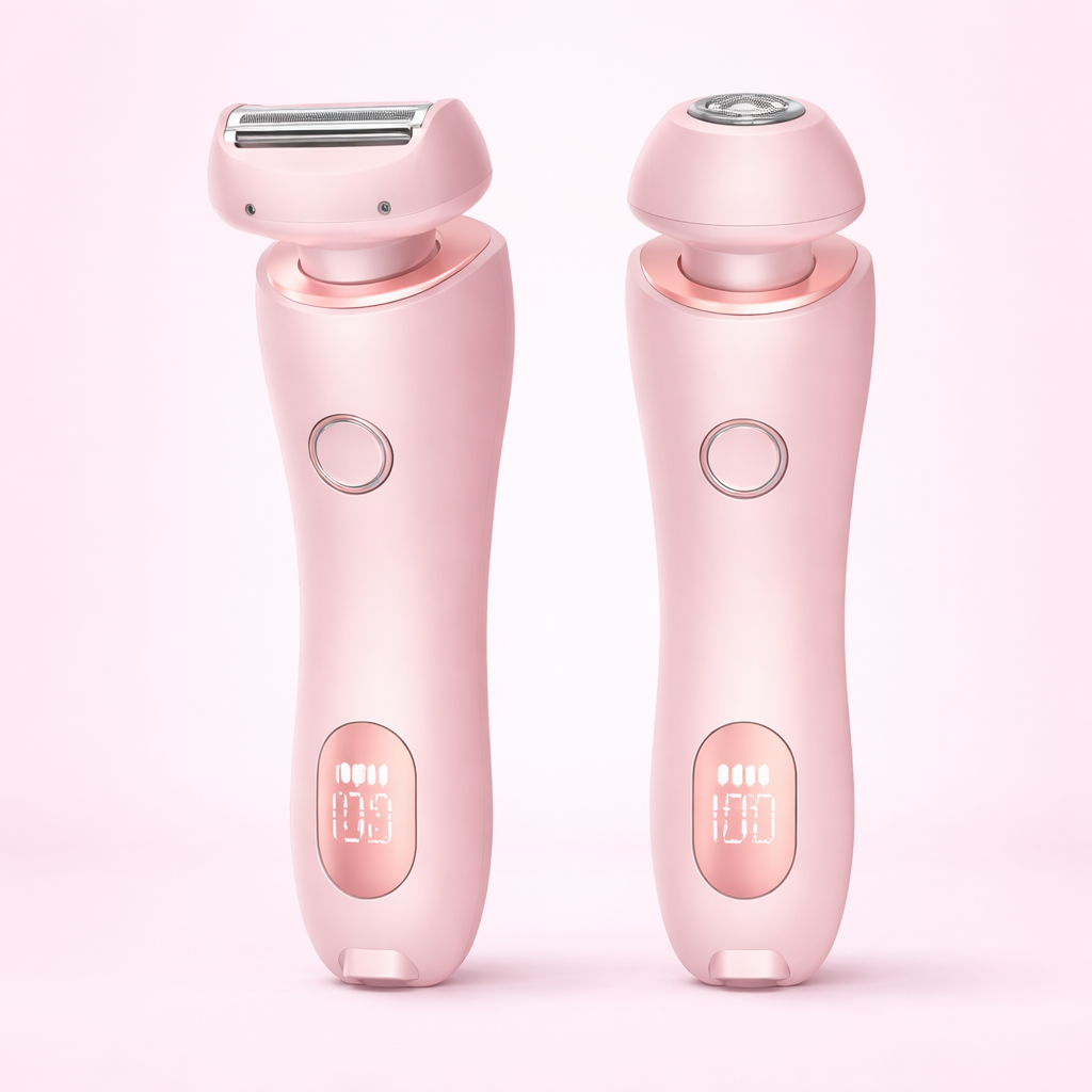 2-in-1 Elektrischer Damenrasierer – Wiederaufladbar, nass & trocken