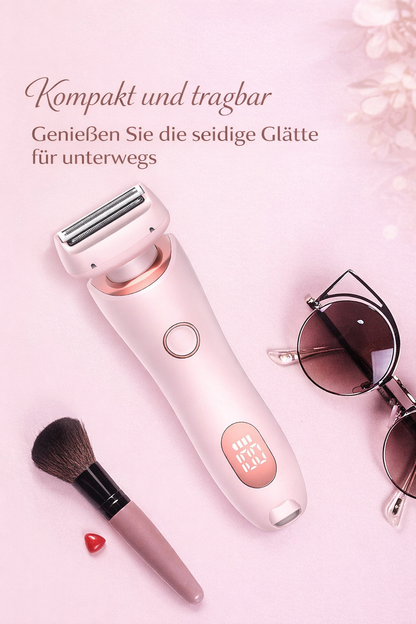 2-in-1 Elektrischer Damenrasierer – Wiederaufladbar, nass & trocken